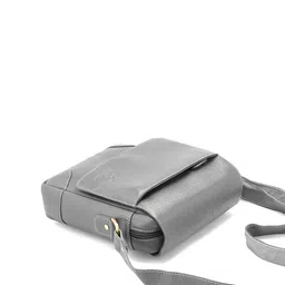 Goatter Textured Leather Structured Sling Bag image 3