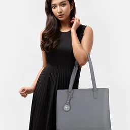 Toteteca Textured Oversized Structured Shoulder Bag-14
