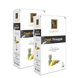 Zed Black Luxury - Pineapple Incense Sticks - Pack of 2 (Total 24 Small Packets) - Fragrance Sticks image 1