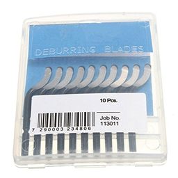 Generic 1pcs NB1100 Burr Handle With 10pcs HSS BS1010 Blades Deburring Tools Set image 4