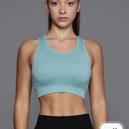 HRX by Hrithik Roshan Full Coverage Lightly Padded Seamless Bra with Reflective Detail-picture-38