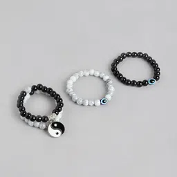 PARIS HAMILTON Unisex Pack of 4 Ceramic Bracelet-14