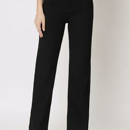 FASHIONFIBRE Women Clean Look Dark Shade Straight Fit High-Rise Cotton Stretchable Jeans-image-72