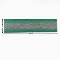 Home Centre Green & Grey Abstract Printed Rectangular Table Runner image 4