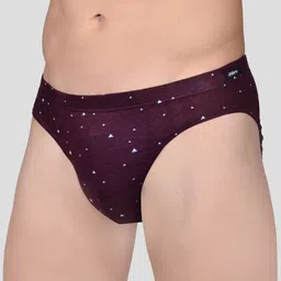 FRENCHIE Pack Of 2 Assorted Printed Cotton Basic Briefs FR-MI-BF-DSGNR-10P-90-PO2 image 3