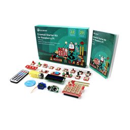 Crowtail Starter Kit for Raspberry Pi Programming Learning Kit, Electronics and Coding Kit for Raspberry Pi BeginnersCrowtail Starter Kit for Raspberry Pi Programming Learning Kit, Electronics and Coding Kit for Raspberry Pi Beginners image 1