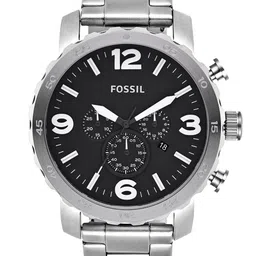 Fossil Men Black Dial Chronograph Watch JR1353I image 1