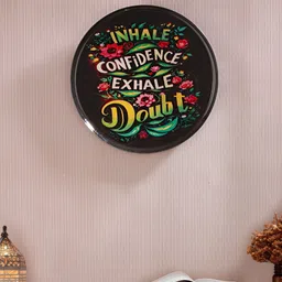 Homspurts Black & Green PrintedWall HangingPlates-picture-30