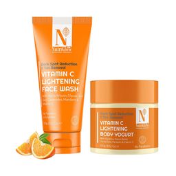Nutriglow Advanced Organics Vitamin C Lightening Face Wash & Body Yogurt  Beauty Gift Set-image-12