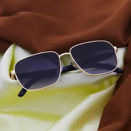 Ted Smith Unisex Lens & Square Sunglasses with UV Protected Lens TSS-CARTIEZ_C1-16