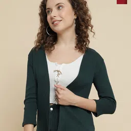 UnaOne Pack Of 2 Cotton Open Front Shrugs-55