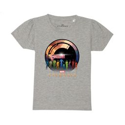 Marvel by Wear Your Mind Girls Grey & Green Printed Pure Cotton T-shirt-picture-38