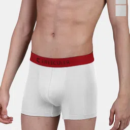 FREECULTR Pack of 3 Anti Bacterial Micro Modal Airsoft Trunks FC-L-T-RWH-RWH-RWH-03-52