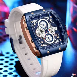 Curren Men Brass Dial & Wrap Around Straps Analogue Watch CR-8442-image-83
