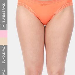 Amour Secret Women Pack Of 3 Anti-Bacterial Bikini Briefs-image-98