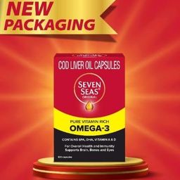 Merck Sevenseas Original Cod Liver Oil Capsules - 500 Capsules, 270 grams image 2