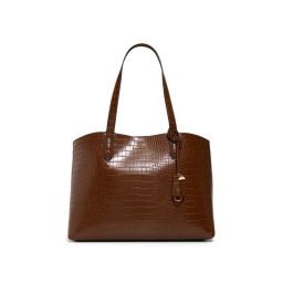 Aldo TAMMERA Women Brown Tote with Pouch & Bag Charm (Set of 3)-picture-43