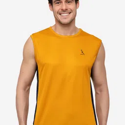Xohy Men Round Neck Gym Vest-image-3