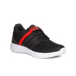 Columbus Men Black Mesh Running Non-Marking Shoes-picture-18