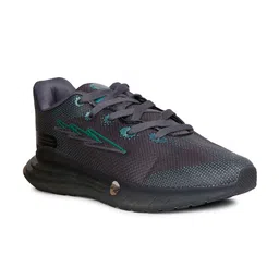 Columbus Men Grey Mesh Running Shoes-image-8