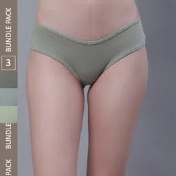 TAG 7 Pack Of 3 Low-Rise Hipster Briefs UGCOM15-S-image-40