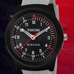 YOUNG MISSION Kids Patterned Dial Analogue Watch YM 605-25