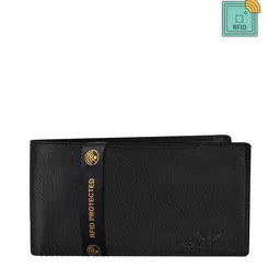 Walrus Men Textured PU Two Fold Wallet With RFID-57
