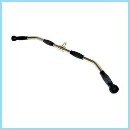 ZEBB Cable Machine 7 Attachments Combo; High Pulley Hnadle, LAT Bar, V Handle, Zig zag Handle, Straight bar / Rowing Handle, Tricep Rope Safety Locks image 2
