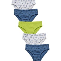 Charm n Cherish Boys Pack Of 5 Conversational Printed Pure Cotton Briefs BWBRI33-image-39