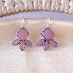 Ozanoo Silver-Plated Classic Drop Earrings-36