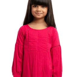 UNDER FOURTEEN ONLY Girls  Pink Empire Top-image-29