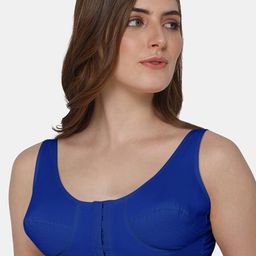 NAIDU HALL Full Coverage Non Padded Pure Cotton Everyday Bra With All Day Comfort-image-2