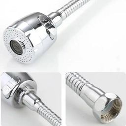 Mystte Adjustable Rotating Kitchen Sink Tap Extender Faucet Water Filter Nozzle 3 Mode Switch Shower (Pack of 1) 10 x 8 x 4 cm image 2