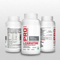 GNC Pro Performance L-Carnitine Tablets - 500mg | 60 Veg Tablets | Facilitates Fat Metabolism & Muscle Recovery | Aids Weight Loss & Management | Boosts Energy & Supports Heart Heart | USA Formulated image 2