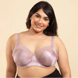 Nykd By Nykaa Infinity Edge Super Support Non Padded Wired Full Coverage Bra NYB150 Elderberry-picture-31
