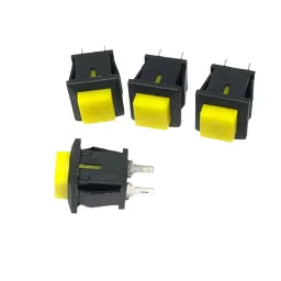 DS-431 2Pin Push Button Switch on/off Push Button Switch NC Press Break Switch For Vibration Resistant Push Button Switch Automotive Push Button Switch Self-Reset Square Push Button Switch - Yellow - RS6827DS-431 2Pin Push Button Switch on/off Push Button Switch NC Press Break Switch For Vibration Resistant Push Button Switch Automotive Push Button Switch Self-Reset Square Push Button Switch - Yellow - RS6827 image 3