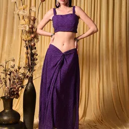 Laalzari Printed Ready to Wear Lehenga &-picture-36