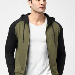 Jack & Jones Men Colourblocked Cotton Sweatshirt-picture-41