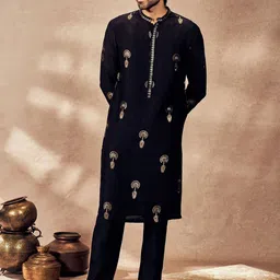 Masaba Abstract Printed Regular Kurta with Trousers-picture-15