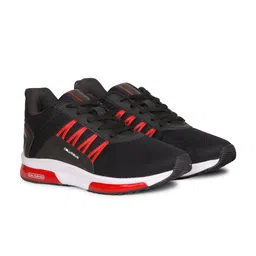 Columbus Men Black & Red Dual Cushion Memory Foam Mesh Running Shoes-picture-28