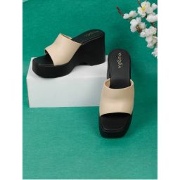 VALIOSAA Women Cream Wedges-picture-33