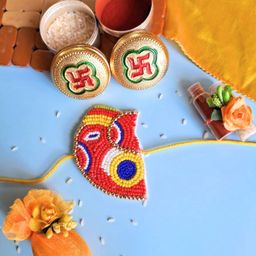 Sangria 2-Pcs Beaded Wraparound Rakhi-image-83