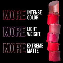 SHRYOAN 4-Pcs Matte Soft Lipstick - 3.5g Each- Indian Red-Rangy Red-Raspberry-Sheer Nude image 2