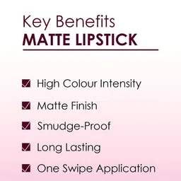 SHRYOAN 4-Pcs Matte Soft Lipstick - 3.5g Each- Indian Red-Rangy Red-Raspberry-Sheer Nude image 3