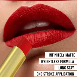 SHRYOAN 4-Pcs Matte Soft Lipstick - 3.5g Each- Indian Red-Rangy Red-Raspberry-Sheer Nude image 5