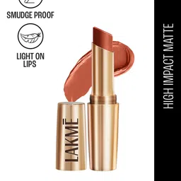 Lakme 9 To 5 Primer + Matte Lipstick- Red Sienna image 4