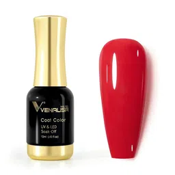 VENALISA Coat Color UV & LED Soak Off Gel Nail Polish 12ml - China Red 1035-image-17