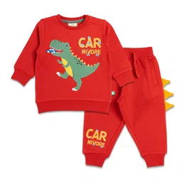 JusCubs Boys Printed Pure Cotton Clothing Set-image-39
