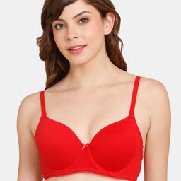 Rosaline by Zivame Red Bra Underwired Lightly Padded-image-48