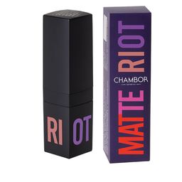 Chambor Long Lasting Matte Riot Lipstick- Road Rage Red 203-56